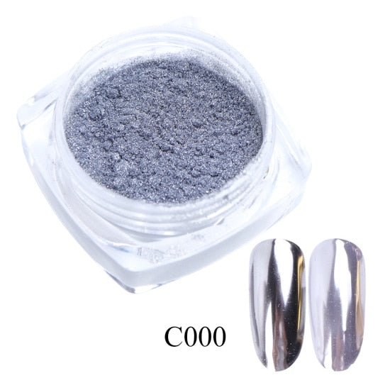 0.5g Nail Mirror Glitter Powder – Metallic UV Gel Nail Art Decoration