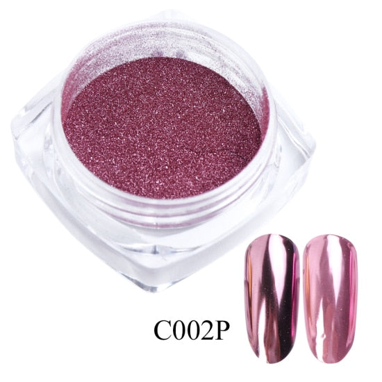 0.5g Nail Mirror Glitter Powder – Metallic UV Gel Nail Art Decoration