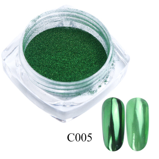 0.5g Nail Mirror Glitter Powder – Metallic UV Gel Nail Art Decoration